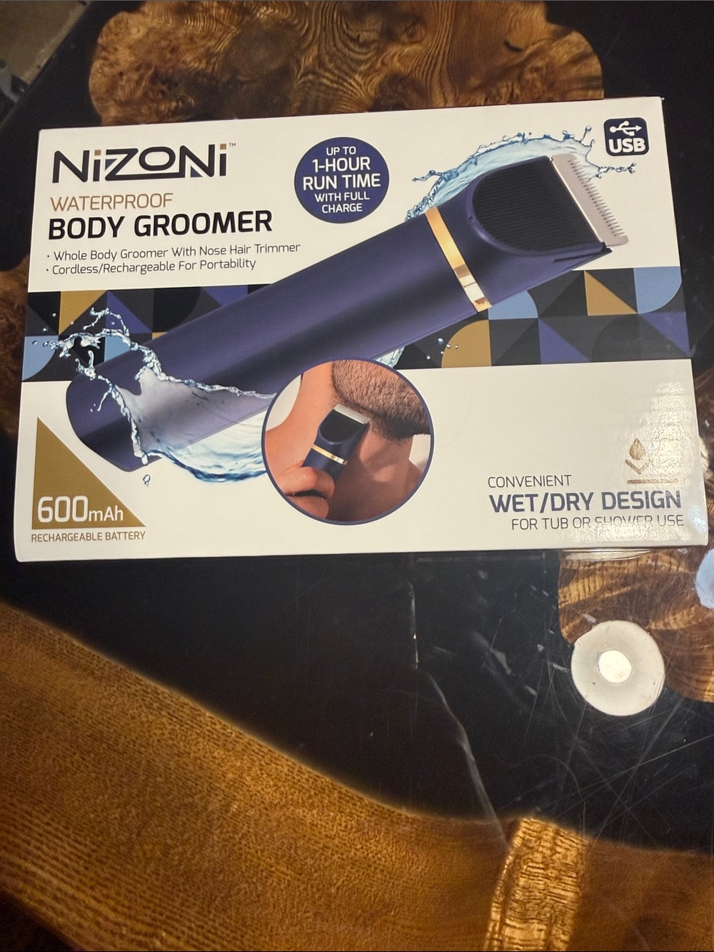 Waterproof Body Groomer - Blue